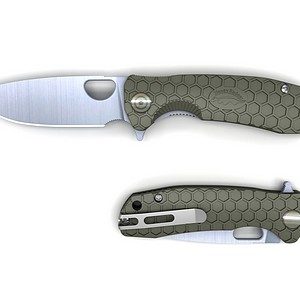 HONEY BADGER KNIFE FLIPPER LARGE GREEN