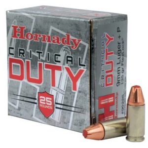 HORNADY AMMO 9MM LUGER 135GR CDUTY (25)